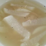 ツナと大根の豆乳スープ